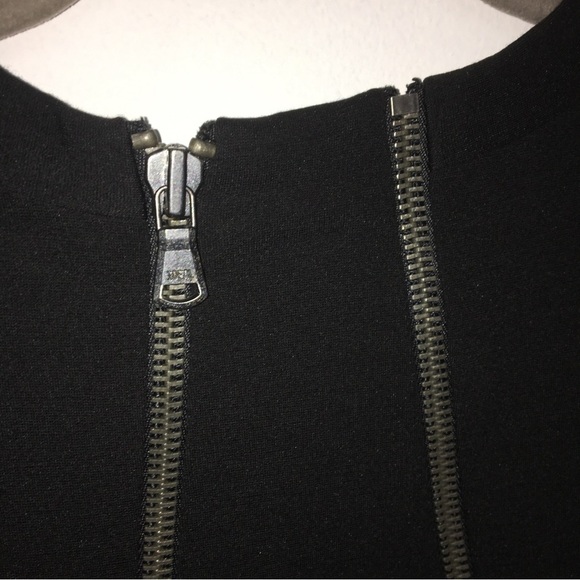 Haute Hippie Long Sleeve Grey Dress With Zipper details size xs - Picture 3 of 4